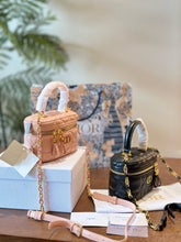Load image into Gallery viewer, DR426 Dior Caro Mini Vanity Case / 6.5x4x3.5inches
