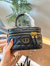 Load image into Gallery viewer, DR426 Dior Caro Mini Vanity Case / 6.5x4x3.5inches