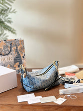 Load image into Gallery viewer, DR427 Diorstar Hobo Bag with Chain / 9.8 x 5.5 x 4 inches