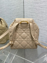 Load image into Gallery viewer, DR476 Small/Medium Dior Caro Backpack / HIGHEST QUALITY VERSION