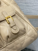 Load image into Gallery viewer, DR476 Small/Medium Dior Caro Backpack / HIGHEST QUALITY VERSION