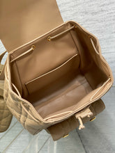 Load image into Gallery viewer, DR477 Small/Medium Dior Caro Backpack / HIGHEST QUALITY VERSION