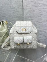 Load image into Gallery viewer, DR477 Small/Medium Dior Caro Backpack / HIGHEST QUALITY VERSION