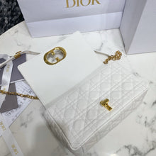 Load image into Gallery viewer, DR346 Medium Dior Caro Bag / HIGHEST QUALITY VERSION / 10 x 6 x 3 inches