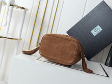Load image into Gallery viewer, PD334 Small Suede Leather Bucket Bag / HIGHEST QUALITY VERSION / 8.2x8.2x4.7inch