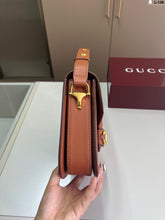 Load image into Gallery viewer, GC720 Gucci Horsebit 1955 Medium Shoulder Bag / 9.8"W x 7"H x 3.1"D