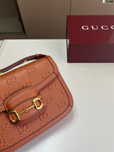 Load image into Gallery viewer, GC720 Gucci Horsebit 1955 Medium Shoulder Bag / 9.8"W x 7"H x 3.1"D
