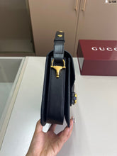 Load image into Gallery viewer, GC719 Gucci Horsebit 1955 Medium Shoulder Bag / 9.8"W x 7"H x 3.1"D