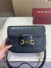 Load image into Gallery viewer, GC719 Gucci Horsebit 1955 Medium Shoulder Bag / 9.8"W x 7"H x 3.1"D