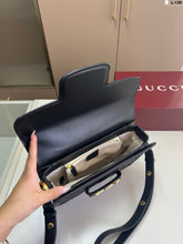 Load image into Gallery viewer, GC719 Gucci Horsebit 1955 Medium Shoulder Bag / 9.8"W x 7"H x 3.1"D