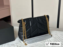 Load image into Gallery viewer, YSK356 PUFFER SMALL in Nappa Leather / 11x7.5x4.3inch