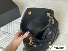 Load image into Gallery viewer, YSK356 PUFFER SMALL in Nappa Leather / 11x7.5x4.3inch