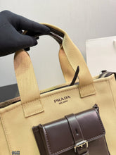 Load image into Gallery viewer, PD388 Prada Route Canvas & Leather Tote / 30 x 20 cm