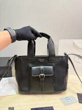 Load image into Gallery viewer, PD389 Prada Route Canvas & Leather Tote / 30 x 20 cm