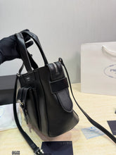 Load image into Gallery viewer, PD389 Prada Route Canvas & Leather Tote / 30 x 20 cm