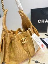 Load image into Gallery viewer, CC1389 Chanel 26P Woven Bucket Bag / 25 x 15 cm