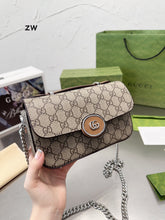 Load image into Gallery viewer, GC574 Petite GG Mini Shoulder Bag / 8.2"W x 3.9"H x 1.9"D