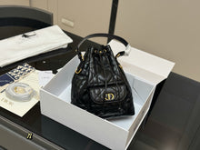 Load image into Gallery viewer, DR564 Small Dior Caro Bucket Bag /8x9.5x3.5nches