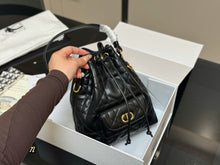 Load image into Gallery viewer, DR564 Small Dior Caro Bucket Bag /8x9.5x3.5nches