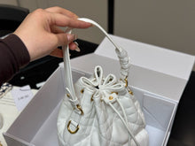 Load image into Gallery viewer, DR565 Small Dior Caro Bucket Bag /8x9.5x3.5nches