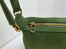 Load image into Gallery viewer, DR687 Dior CD Quilted Suede Underarm Bag Large / 30.5 × 16.5 × 8 cm