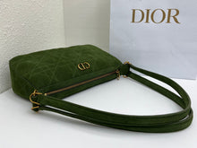 Load image into Gallery viewer, DR687 Dior CD Quilted Suede Underarm Bag Large / 30.5 × 16.5 × 8 cm
