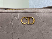 Load image into Gallery viewer, DR688 Dior CD Quilted Suede Underarm Bag Large / 30.5 × 16.5 × 8 cm