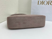 Load image into Gallery viewer, DR688 Dior CD Quilted Suede Underarm Bag Large / 30.5 × 16.5 × 8 cm