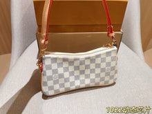 Load image into Gallery viewer, LB1447 Louis Vuitton Liv Pochette / Damier Ebène Canvas / 24 x 13 x 3 cm