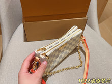 Load image into Gallery viewer, LB1447 Louis Vuitton Liv Pochette / Damier Ebène Canvas / 24 x 13 x 3 cm