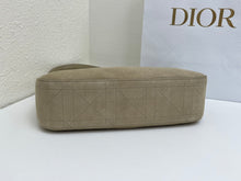 Load image into Gallery viewer, DR690 Dior CD Quilted Suede Underarm Bag Large / 30.5 × 16.5 × 8 cm