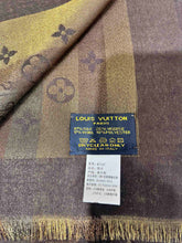Load image into Gallery viewer, CLTH415 LB Monogram Shine Shawl / 56.1 x 56.1 inches