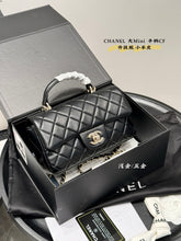 Load image into Gallery viewer, CC1114 Mini Flap Bag with Top Handle / 4.7 × 7.8 × 2.3 in