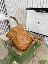 Load image into Gallery viewer, GC597 Gucci Blondie Mini Bucket Bag / 5.9"W x 7.5"H x 3.1"D