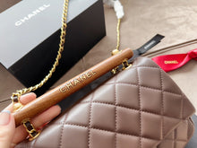 Load image into Gallery viewer, CC796 Small Flap Handbag with Top Handle / 7.8x2.3x5.5inch