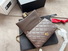 Load image into Gallery viewer, CC796 Small Flap Handbag with Top Handle / 7.8x2.3x5.5inch