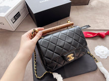 Load image into Gallery viewer, CC796 Small Flap Handbag with Top Handle / 7.8x2.3x5.5inch