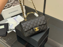 Load image into Gallery viewer, CC1192 Mini Flap Bag with Top Handle / 4.7 x 7.7 x 2.6in