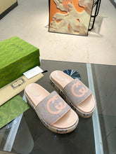 Load image into Gallery viewer, SE1127 Women's Jumbo GG Platfor Slide Sandal / Size5-12