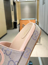 Load image into Gallery viewer, SE1127 Women's Jumbo GG Platfor Slide Sandal / Size5-12