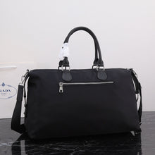 Load image into Gallery viewer, PD261 Re-Nylon and Saffiano Leather Travel Bag / 18.9x7x11inch