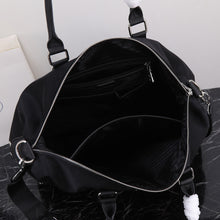 Load image into Gallery viewer, PD261 Re-Nylon and Saffiano Leather Travel Bag / 18.9x7x11inch