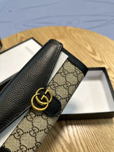 Load image into Gallery viewer, GC612 GG Marmont Leather Continental Wallet / 7.5"W x 4"H x 1.5"D