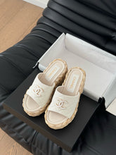 Load image into Gallery viewer, SE1591 Chanel Wedge Sandals / Size5-11