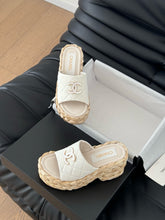 Load image into Gallery viewer, SE1591 Chanel Wedge Sandals / Size5-11