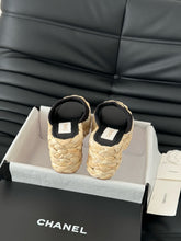 Load image into Gallery viewer, SE1593 Chanel Wedge Sandals / Size5-11