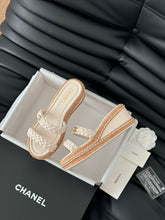 Load image into Gallery viewer, SE1594 Chanel Wedge Sandals / Size5-11