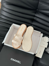 Load image into Gallery viewer, SE1594 Chanel Wedge Sandals / Size5-11