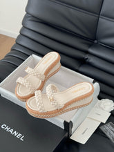 Load image into Gallery viewer, SE1594 Chanel Wedge Sandals / Size5-11