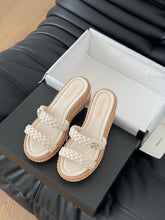 Load image into Gallery viewer, SE1594 Chanel Wedge Sandals / Size5-11